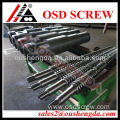 popular Twin conical screw barrel for Jinhu extruder